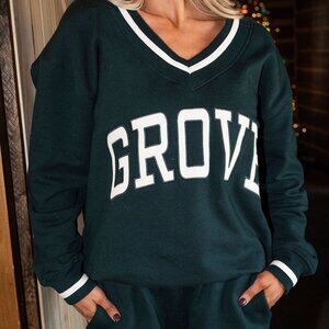 Grove V Neck Sweatshirt
